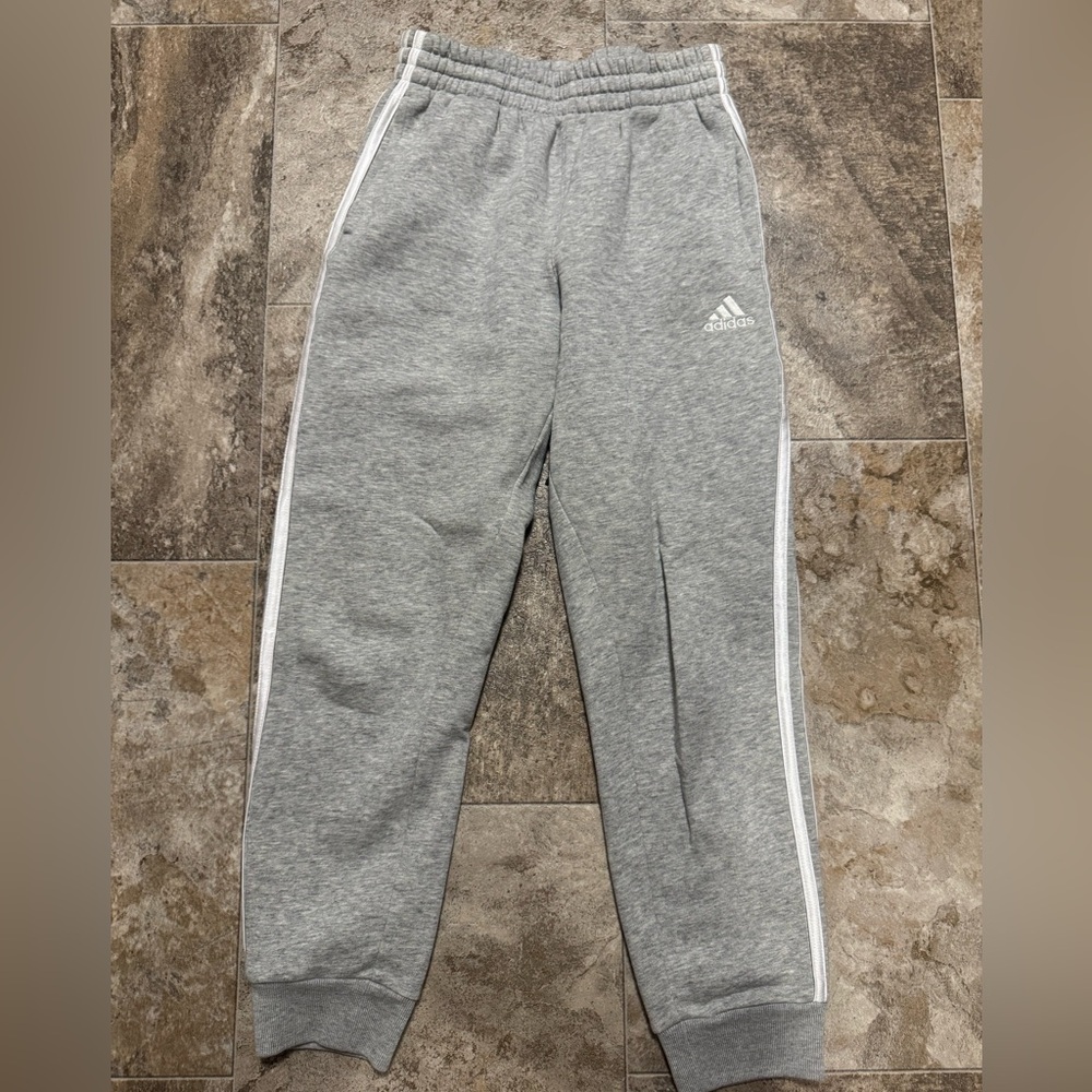 Adidas Kids Light Gray sweat pants
